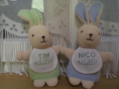 les lapins jumeaux